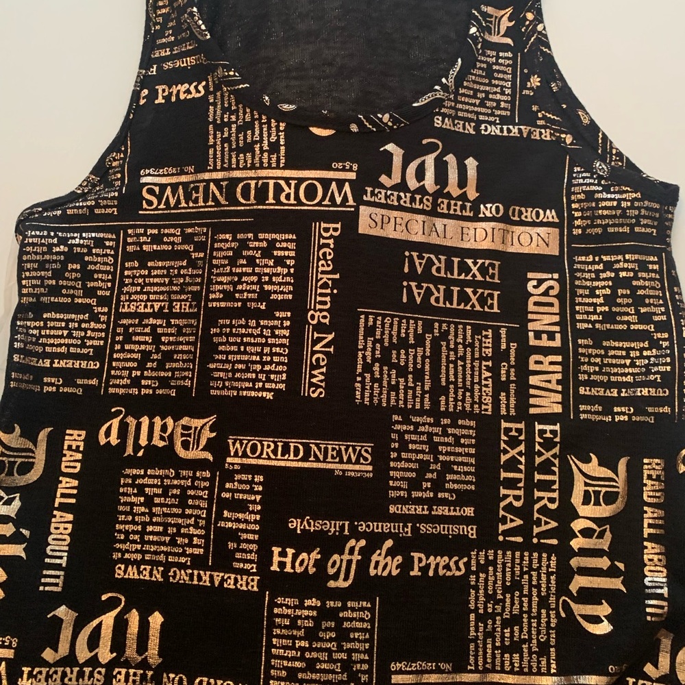 Black & Gold Tank